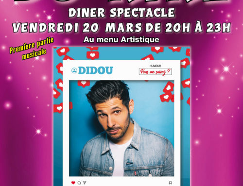 Vendredi 20 Mars 2020 « ANNULE »: DIDOU